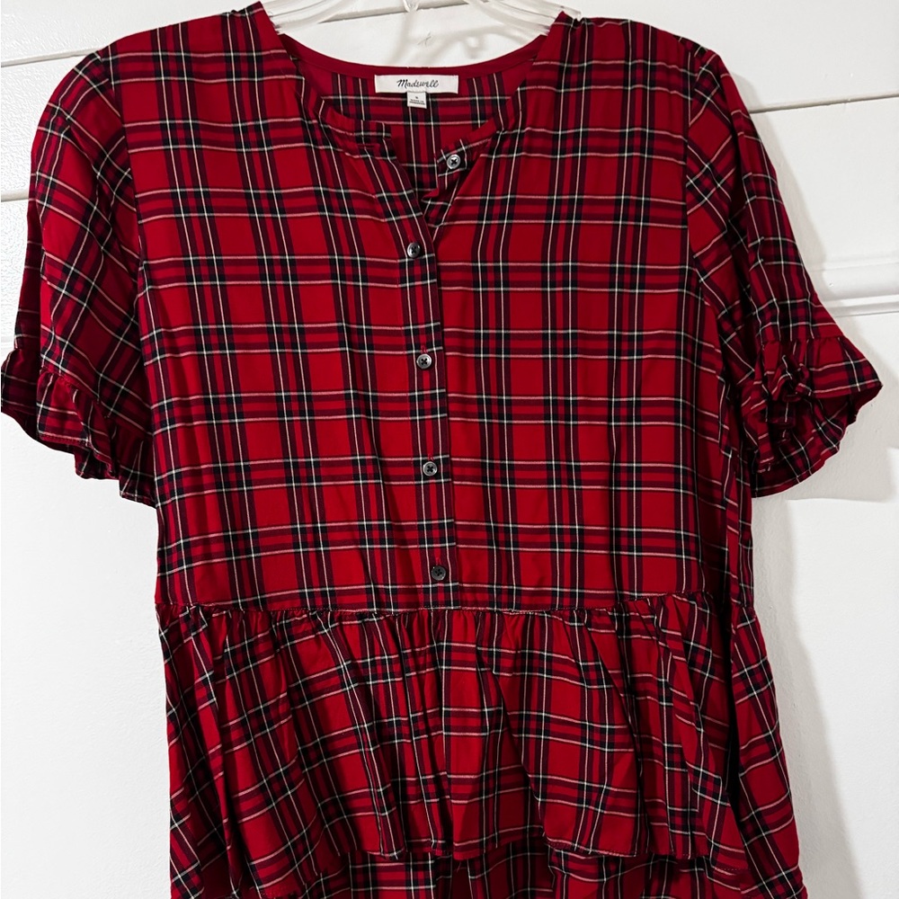Madewell Small Peplum Top